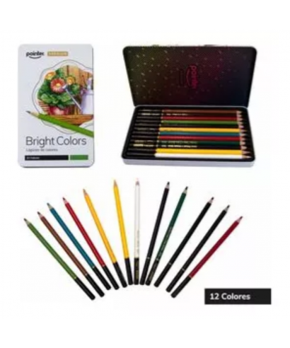 Lapices de Colores Pointer Premiun 12 Pzas